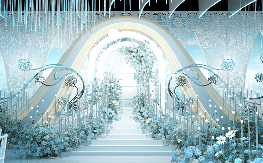 扶风釡香烙馍村水晶厅效果展示